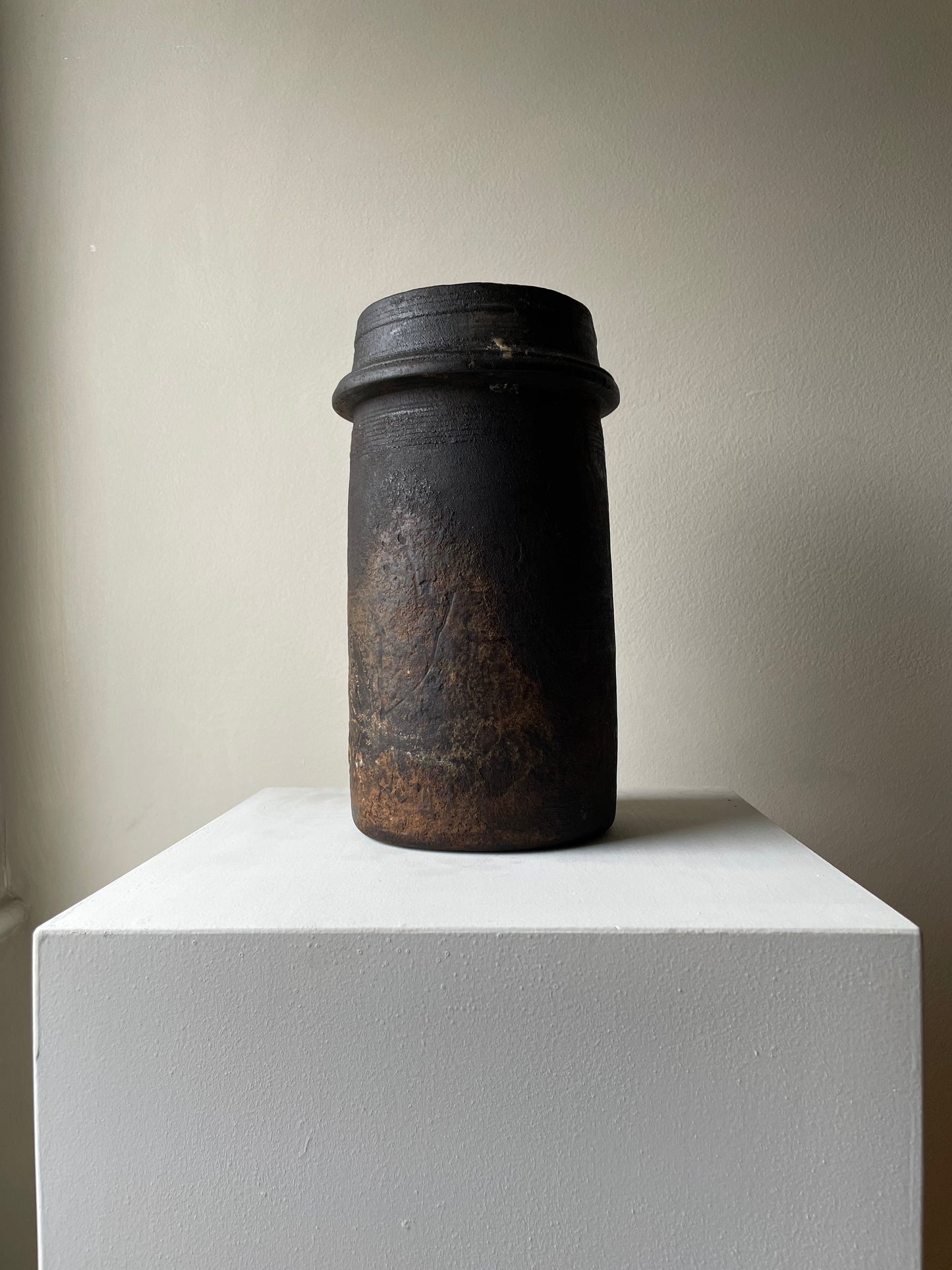 Hand-Carved Wooded Vessel