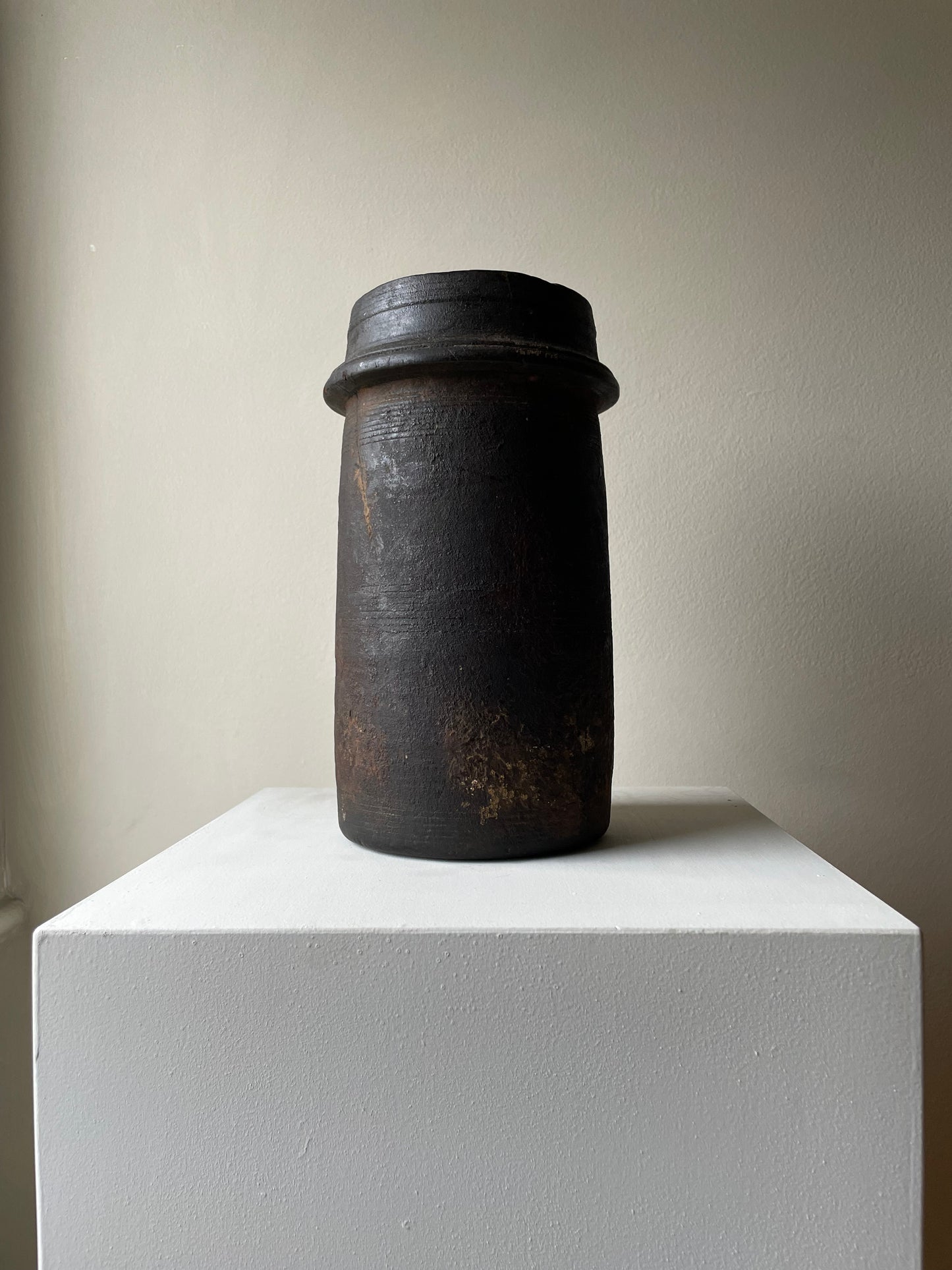 Hand-Carved Wooded Vessel