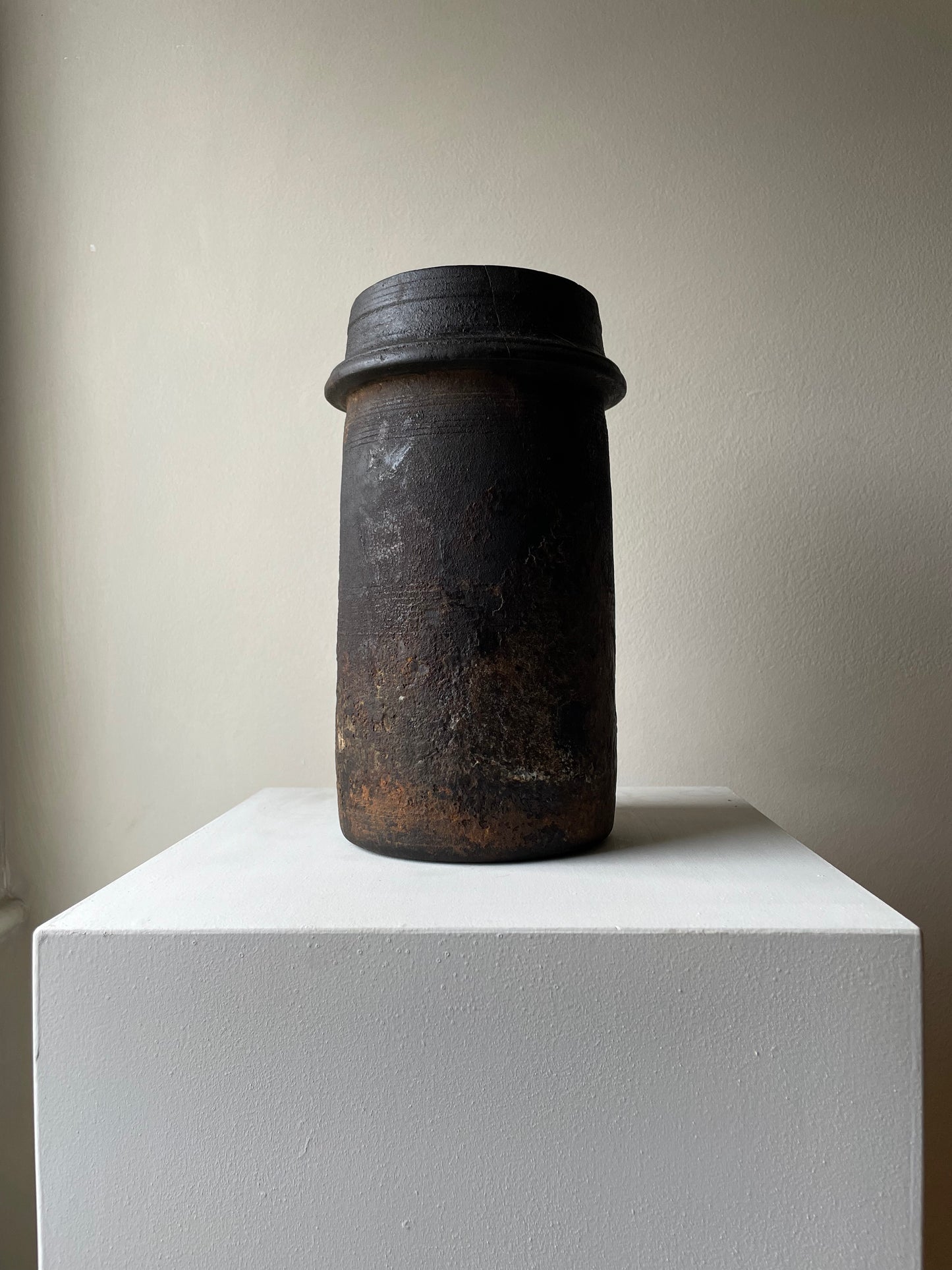 Hand-Carved Wooded Vessel