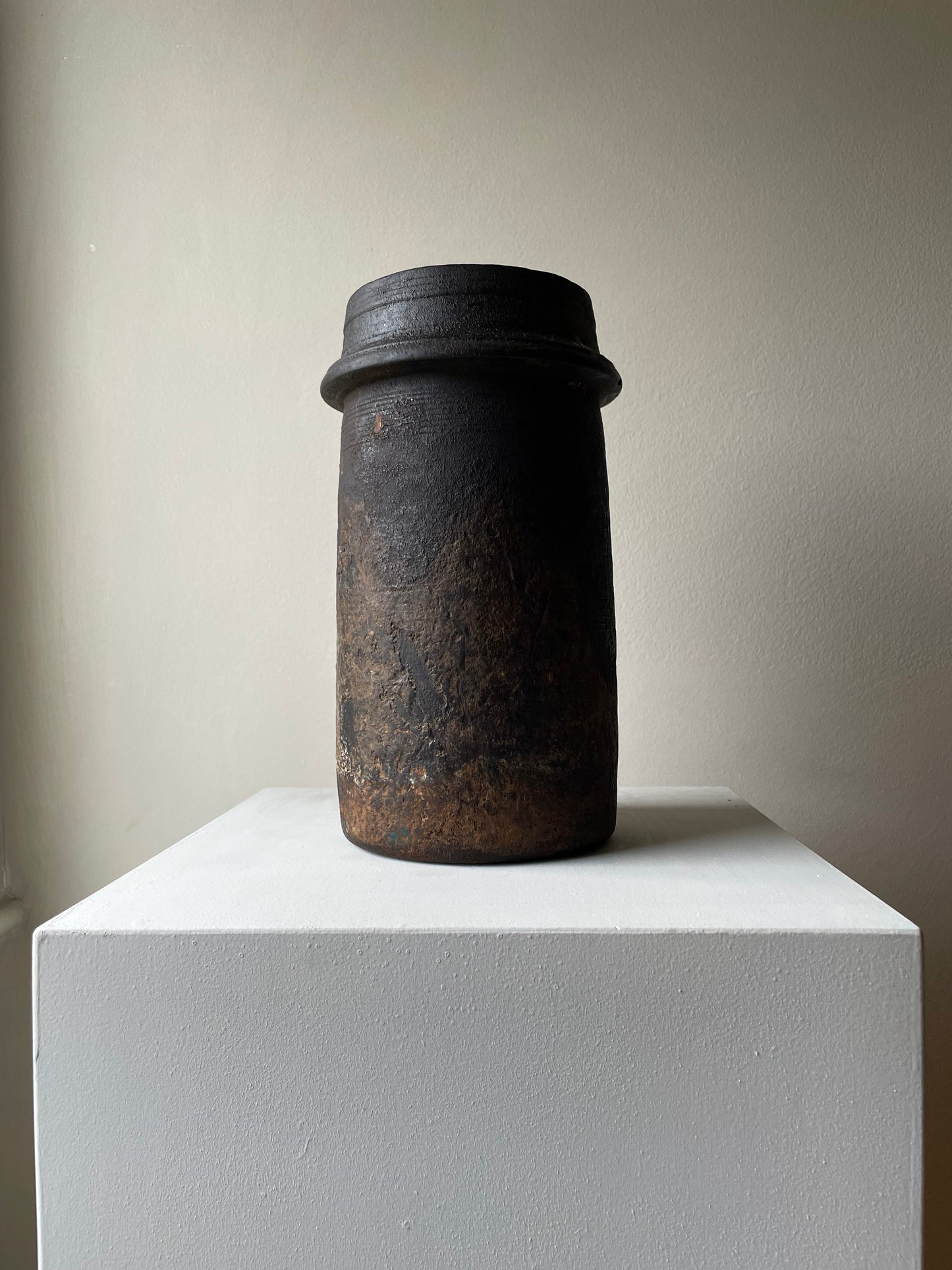 Hand-Carved Wooded Vessel
