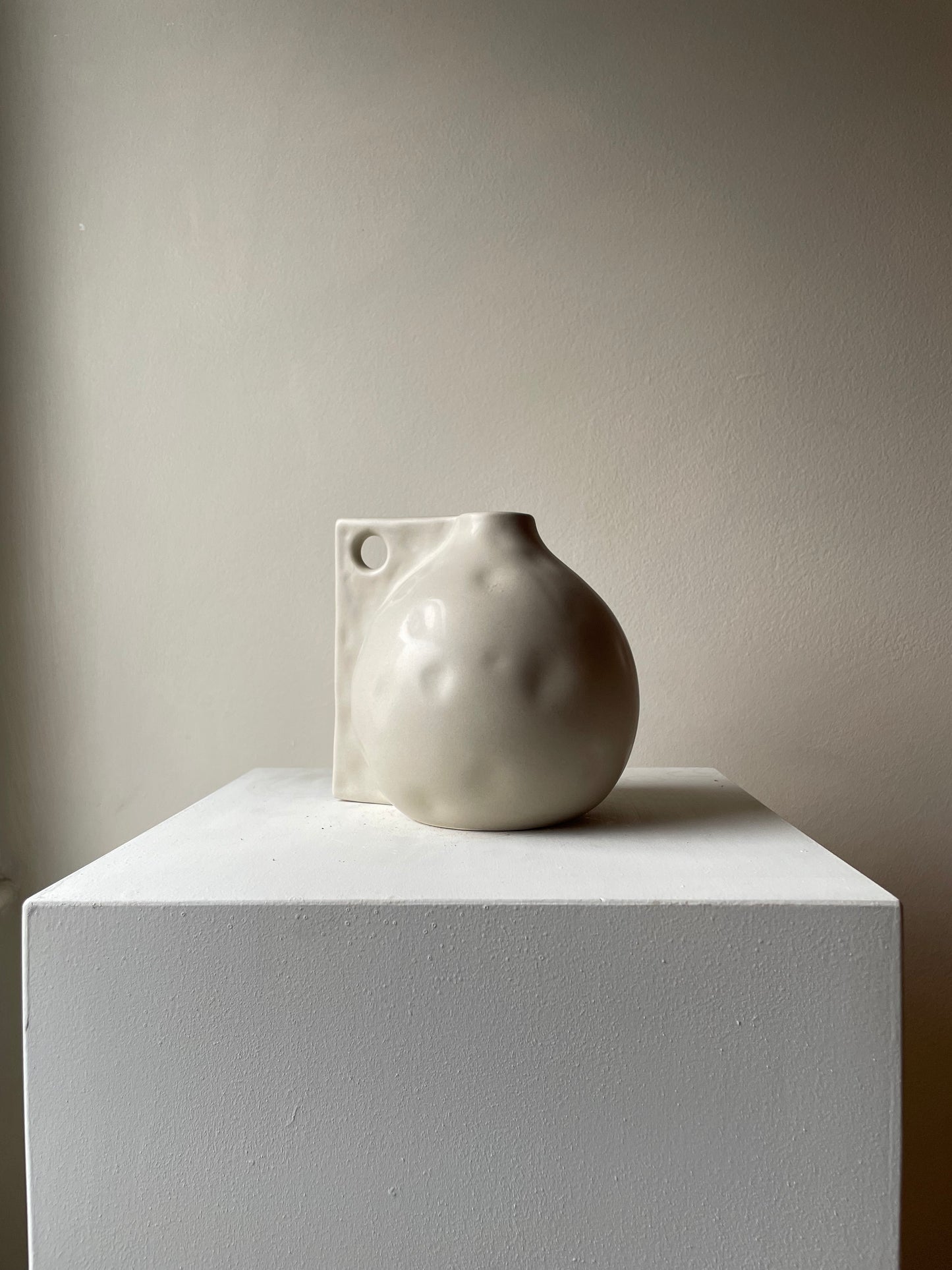 Off White Organic Vessel