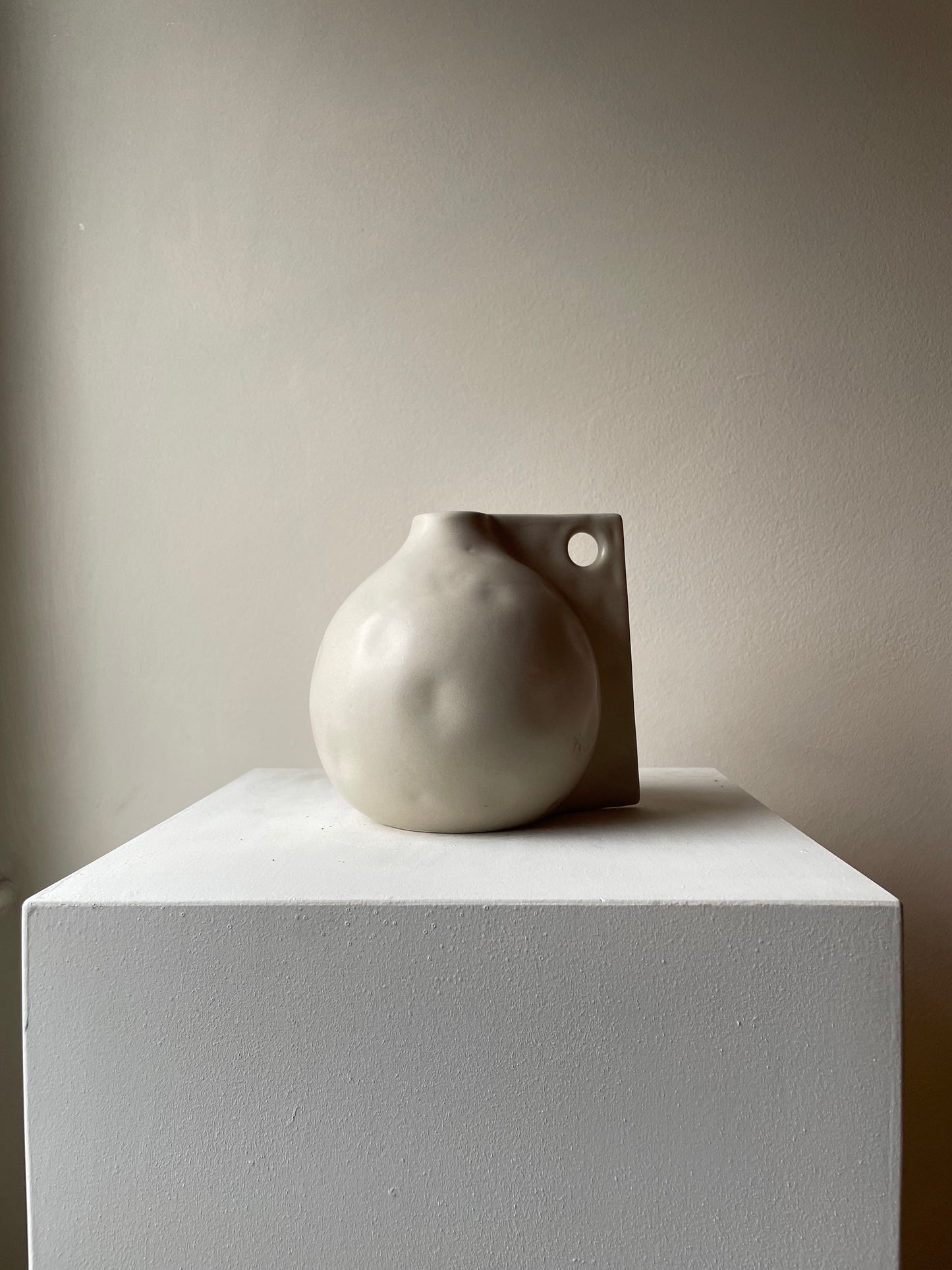 Off White Organic Vessel