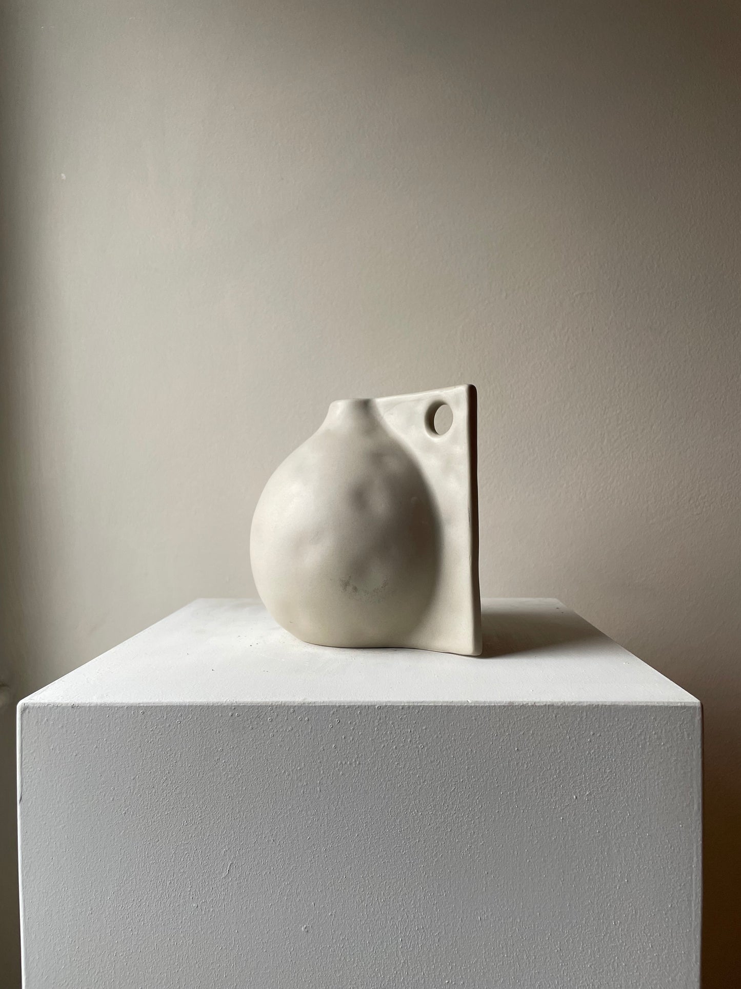Off White Organic Vessel