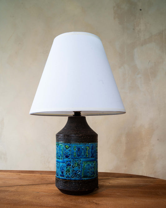 Aldo Londi Ceramic Lamp for Bitossi Small