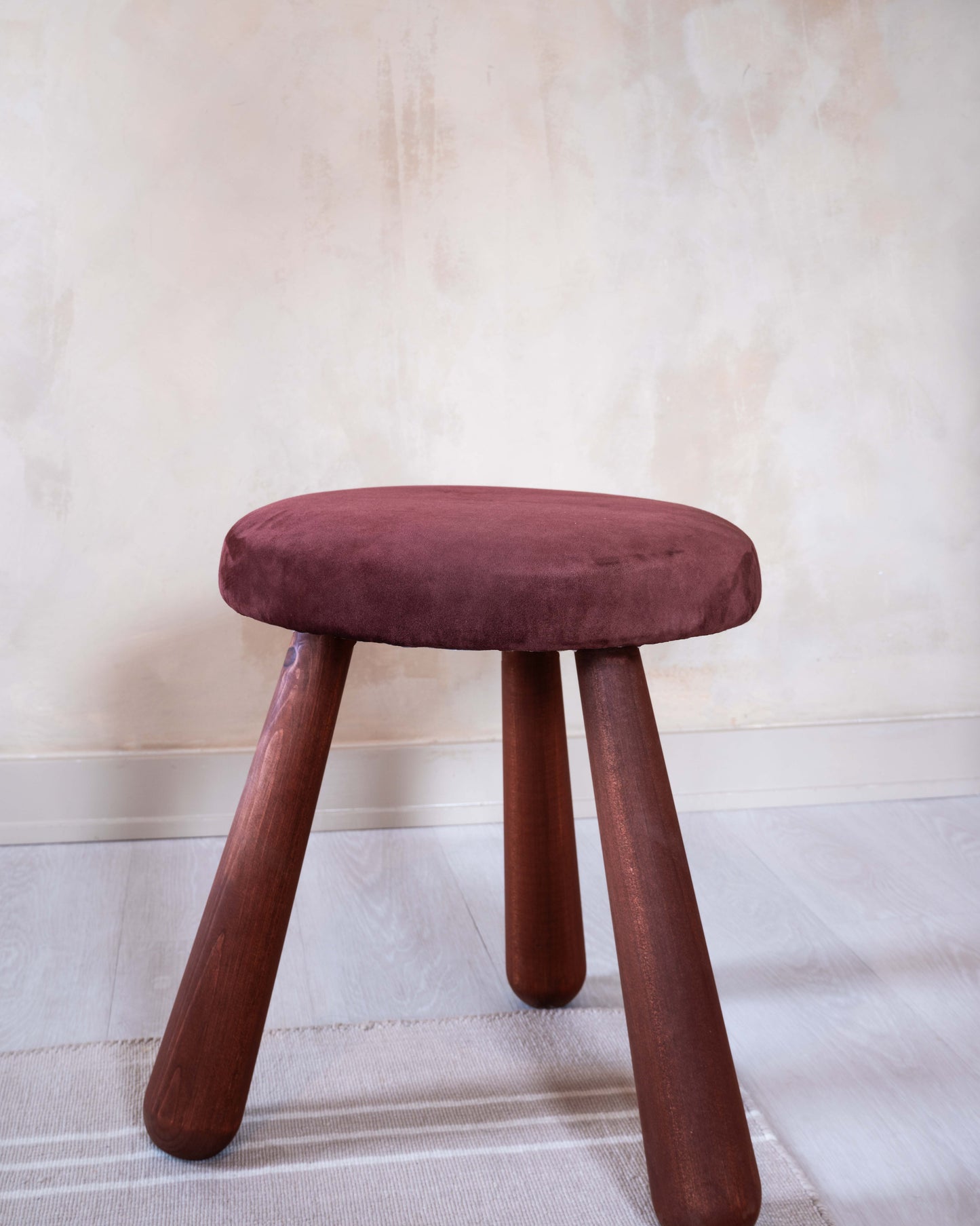 The Mushroom Stool Suede