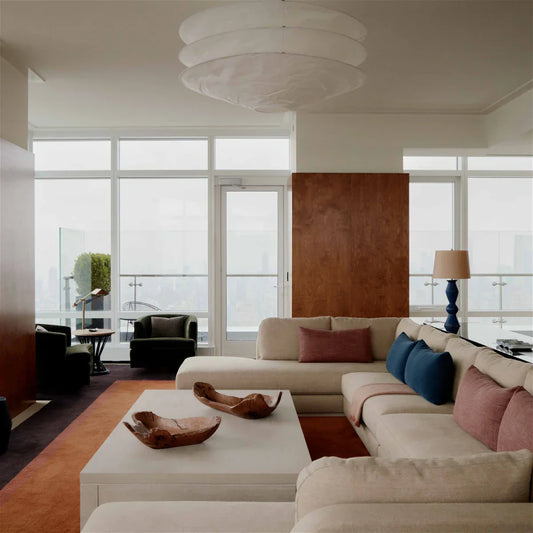 What are the best furniture options for a cozy yet modern look?