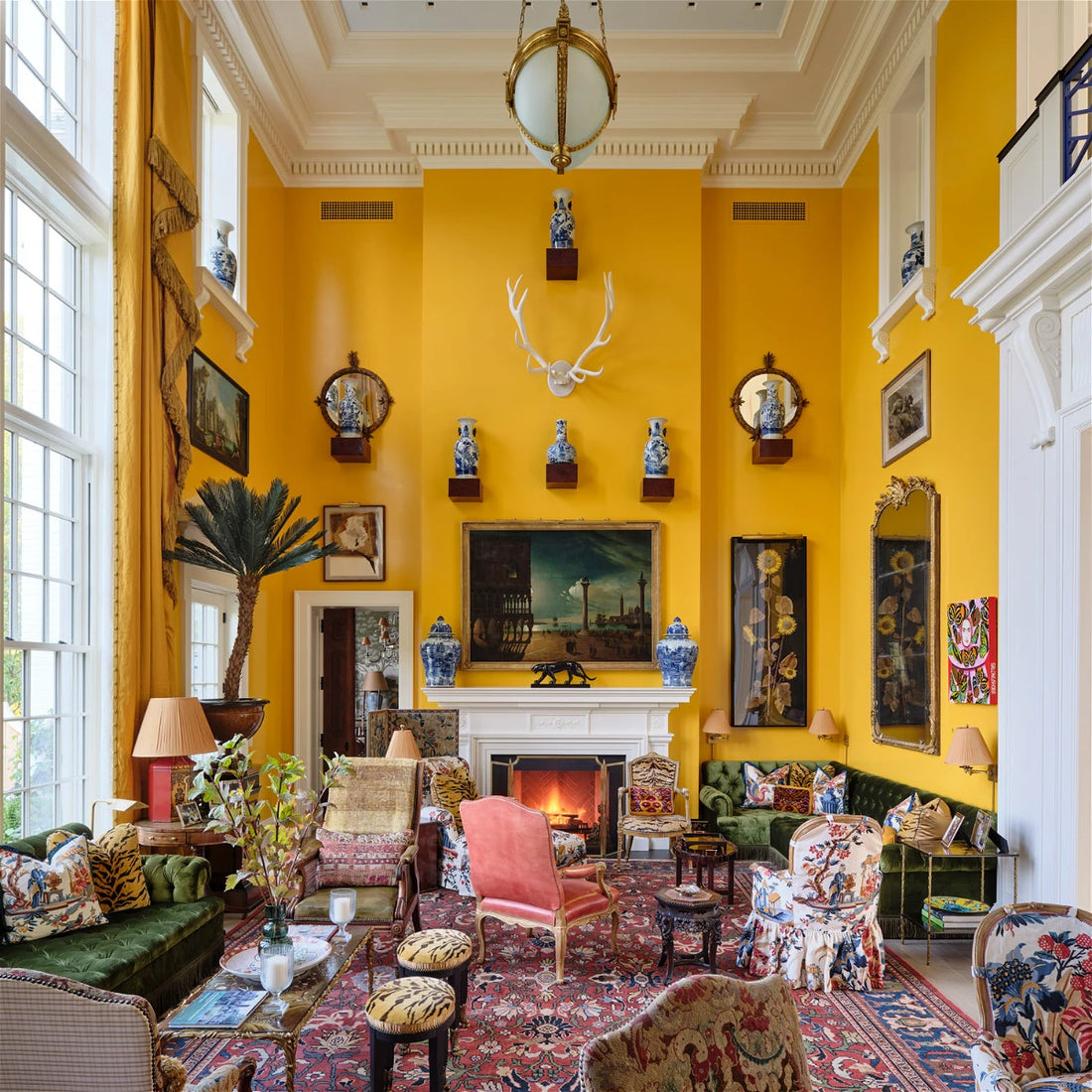 The Best Yellow Paint Color for A Living Room