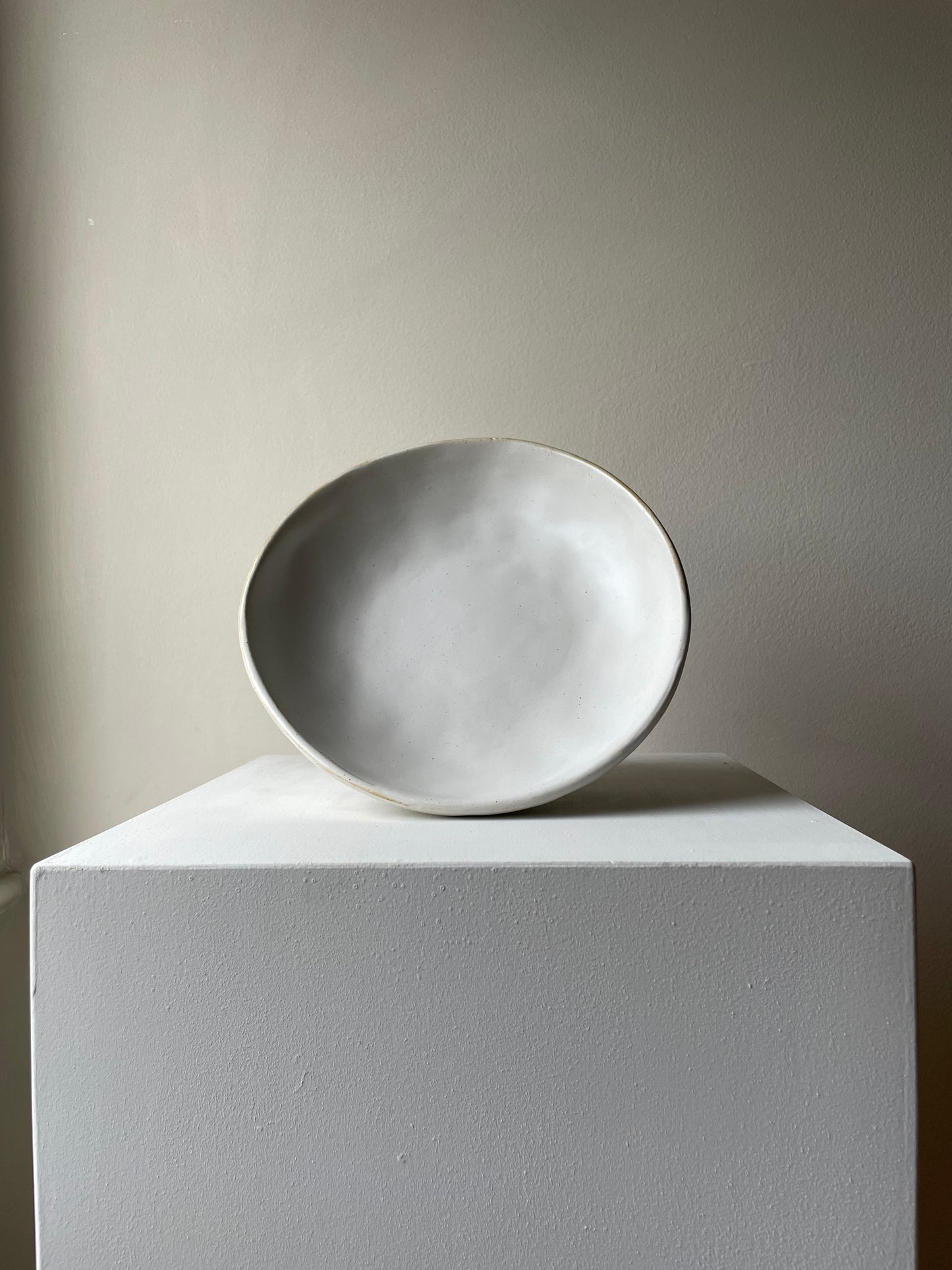 Off White Serving Stand