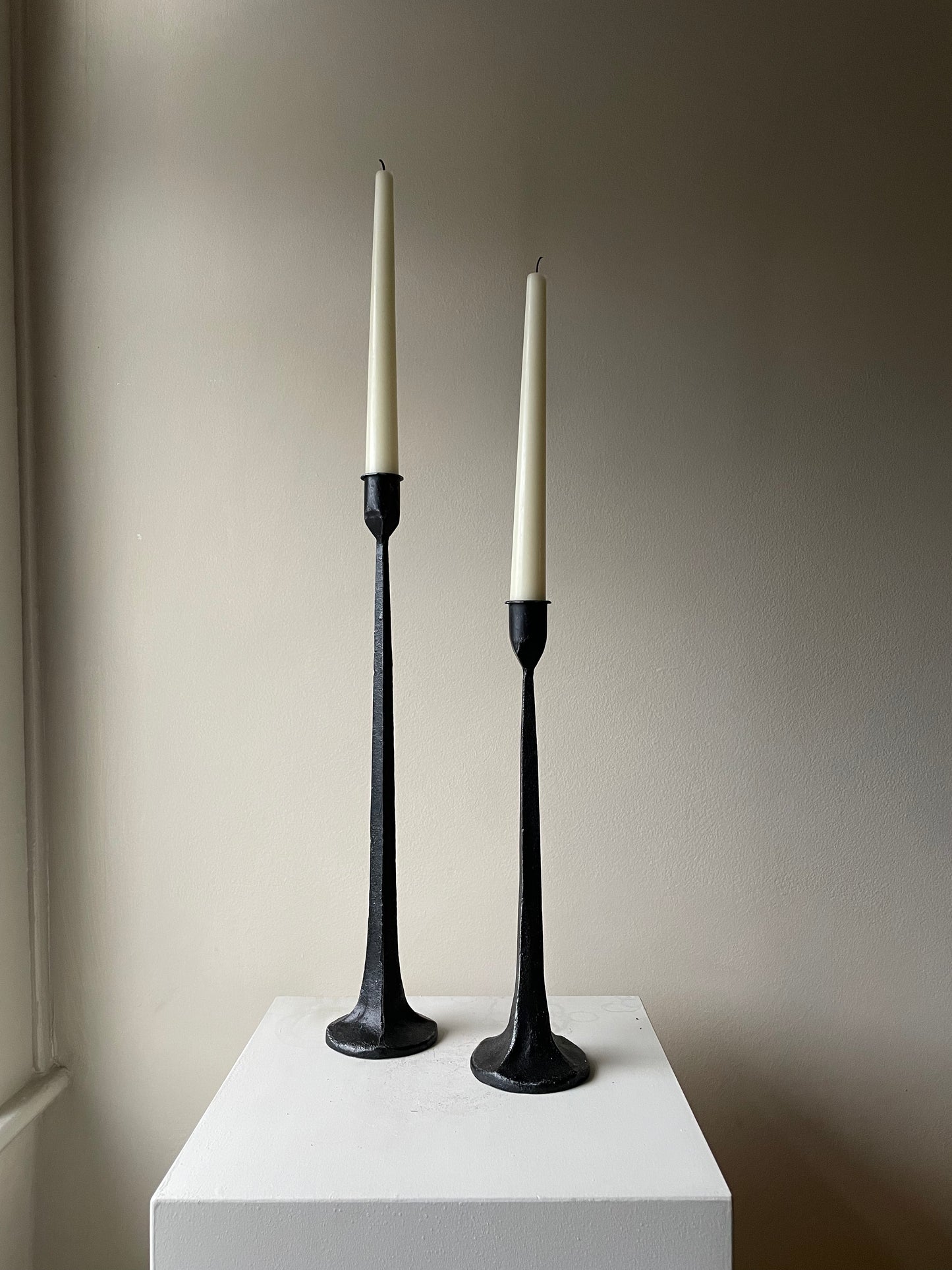 Wrought Iron Taper Candlestick Holder