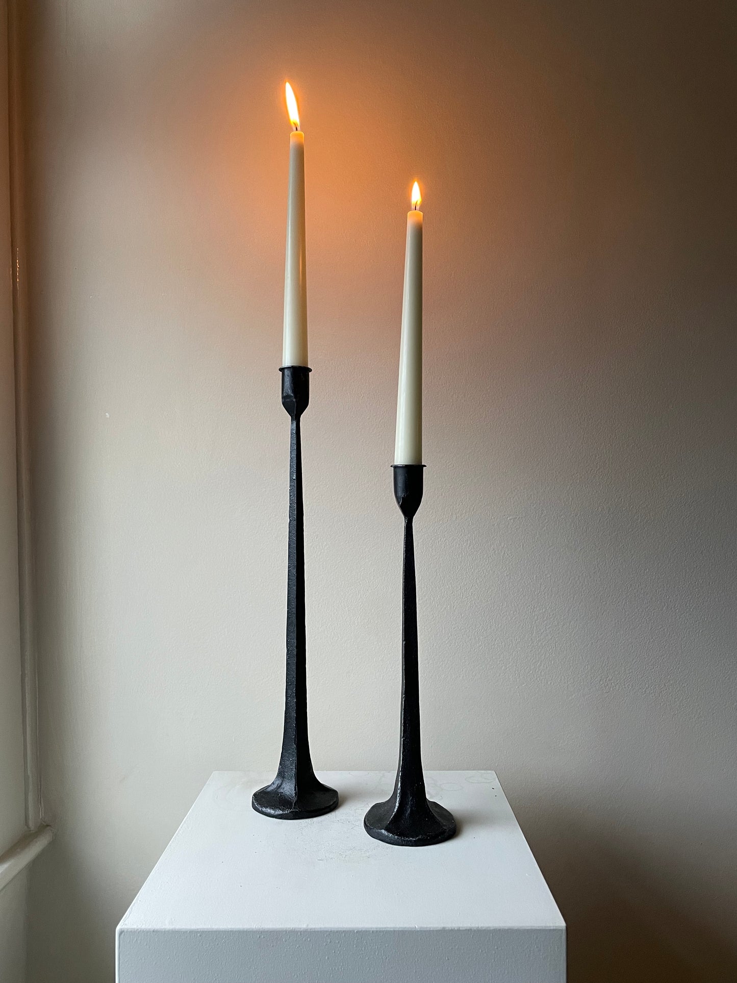Wrought Iron Taper Candlestick Holder
