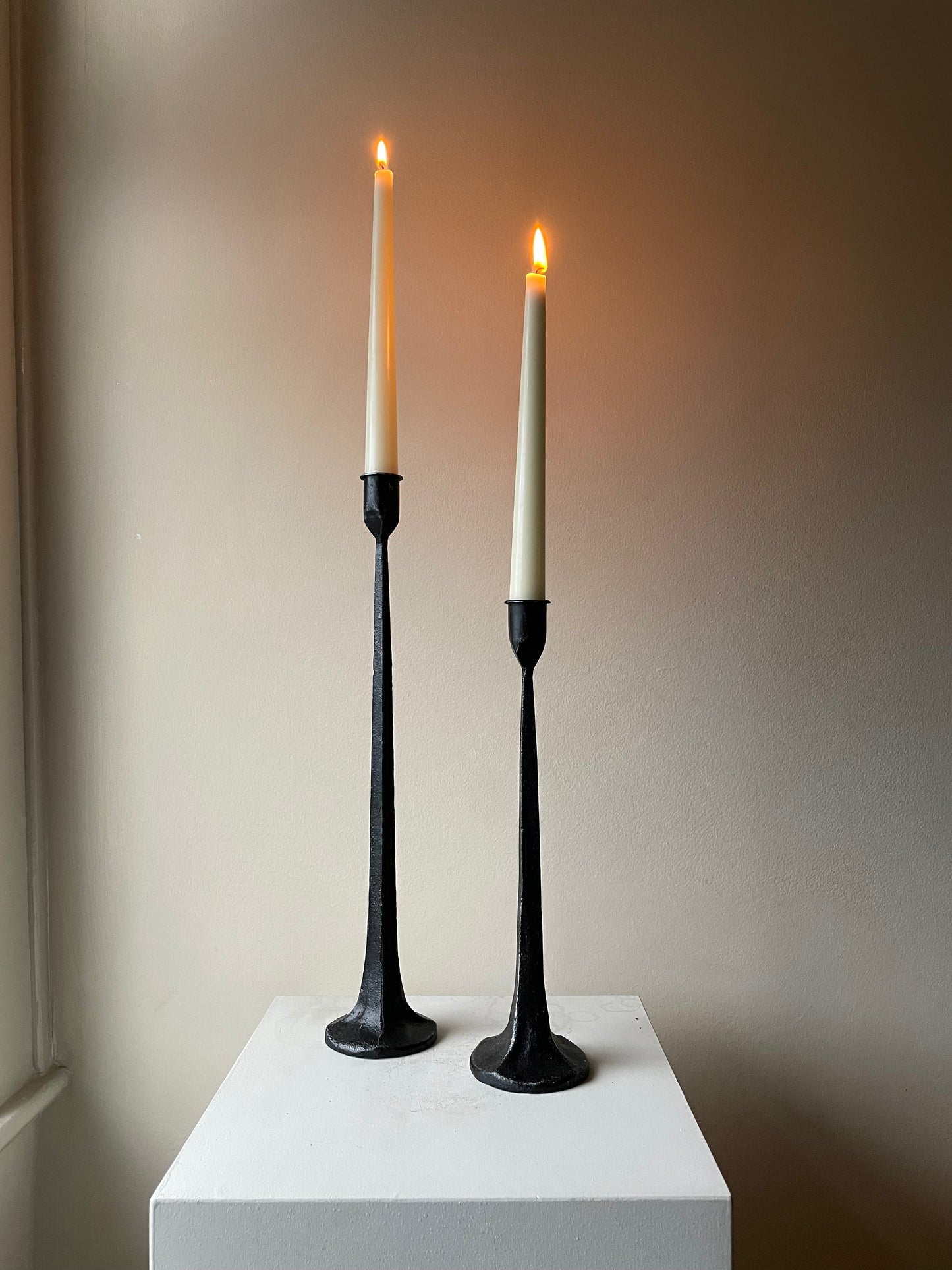 Wrought Iron Taper Candlestick Holder