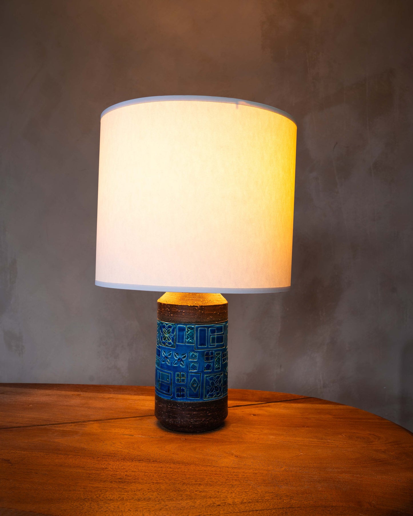 Aldo Londi Ceramic Lamp for Bitossi